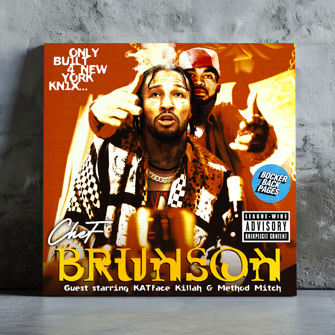 ONLY BUILT 4 NY KNIX Mounted Canvas Art Print