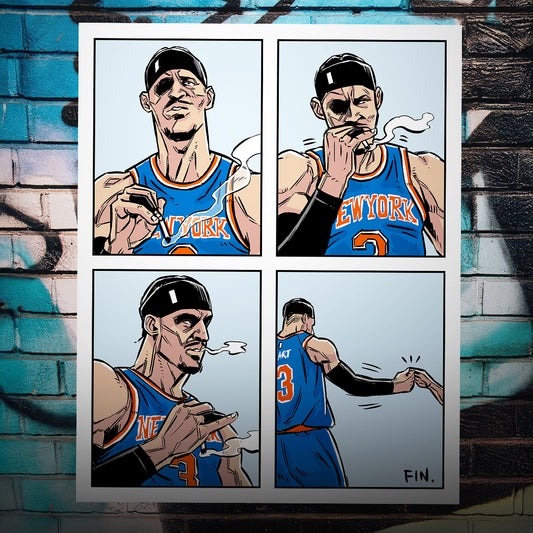 Josh Hart Smokin' Phillies Poster Art Print